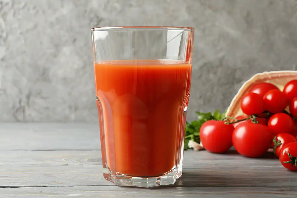 Tomatensaft selber mit und ohne Entsafter machen