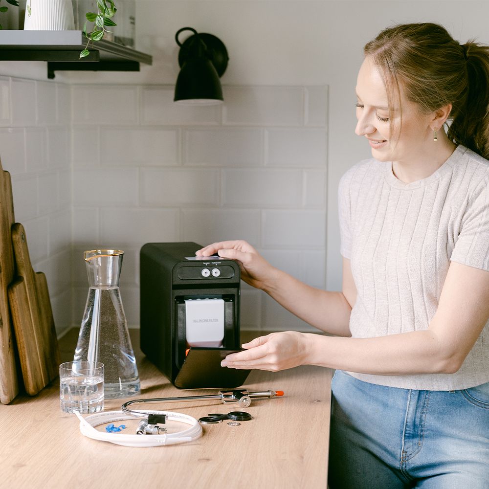 Neero Ultrafiltrations-Wasserfilter von INDIEWATER - kinderleicht zu bedienen Neero Ultrafiltrations-Wasserfilter von INDIEWATER - kinderleicht zu bedienen