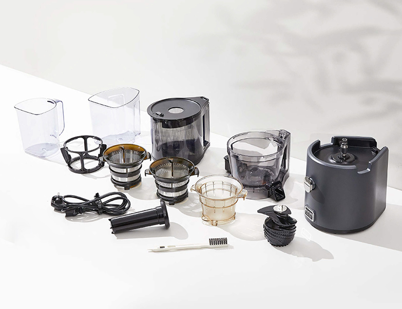 Lieferumfang mit Motorblock des Hurom Lieferumfang mit Motorblock des Hurom