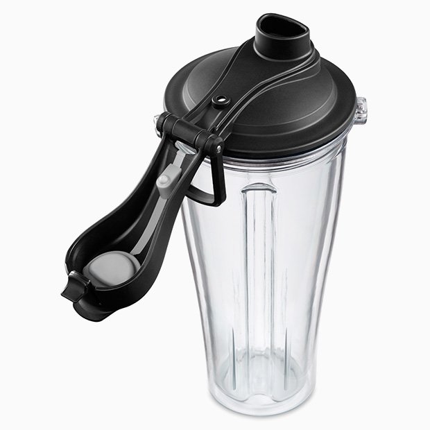 Vitamix S30 Mix & Go-Behälter geöffnet zum Trinken