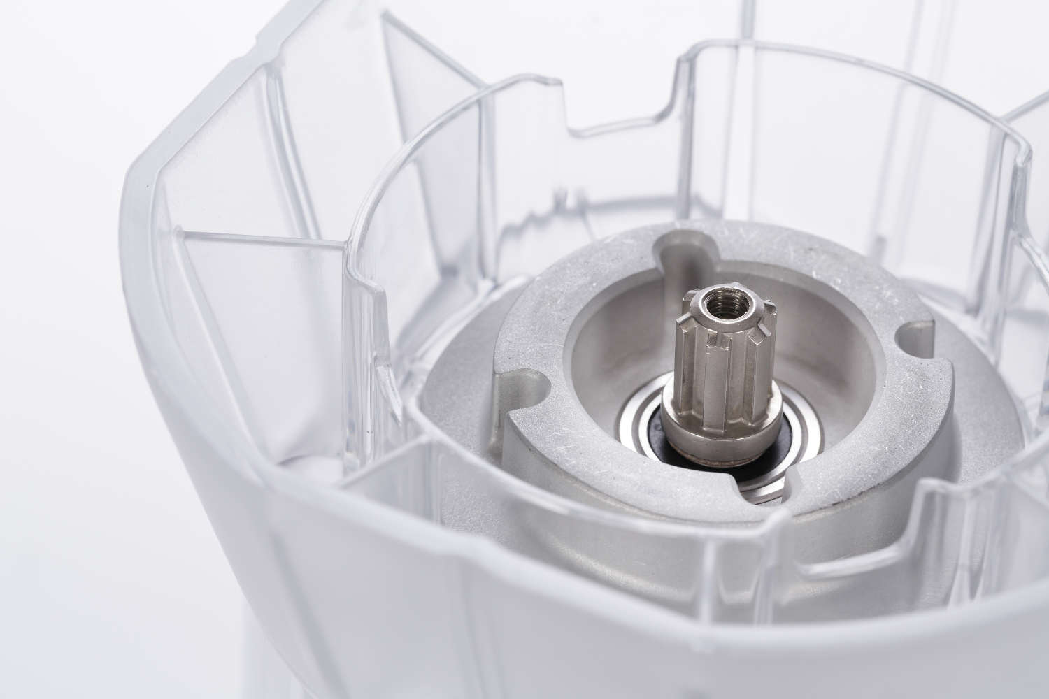 Metallverbindung Unterseite Mixbehälter beim neuen Revoblend Modell RB-500 II Metallverbindung Unterseite Mixbehälter beim neuen Revoblend Modell RB-500 II