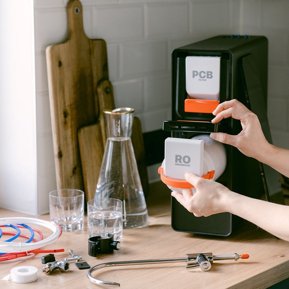 Kaaro Umkehrosmose Wasserfilter von INDIEWATER - Filterwechsel im Handumdrehen Kaaro Umkehrosmose Wasserfilter von INDIEWATER - Filterwechsel im Handumdrehen