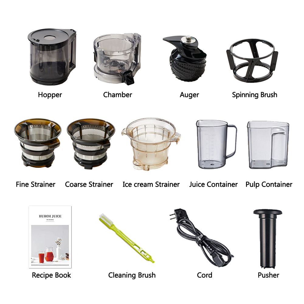 Lieferumfang des Hurom H400 Lieferumfang des Hurom H400