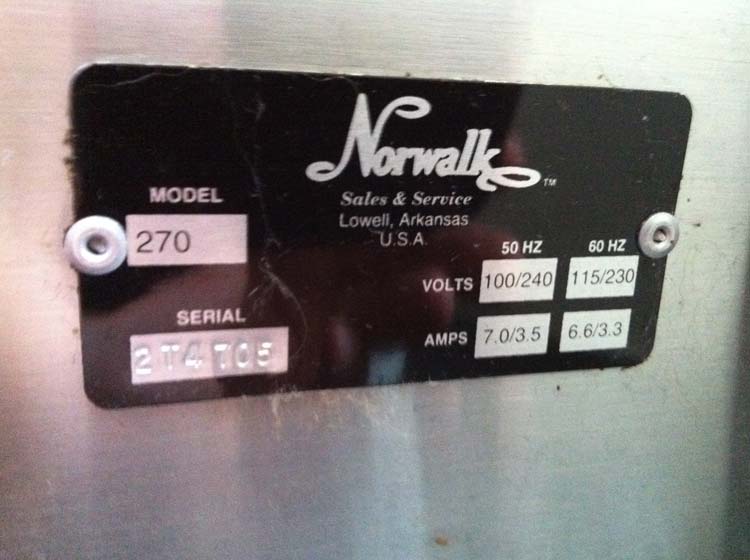 <Norwalk Juicer - Typenschild