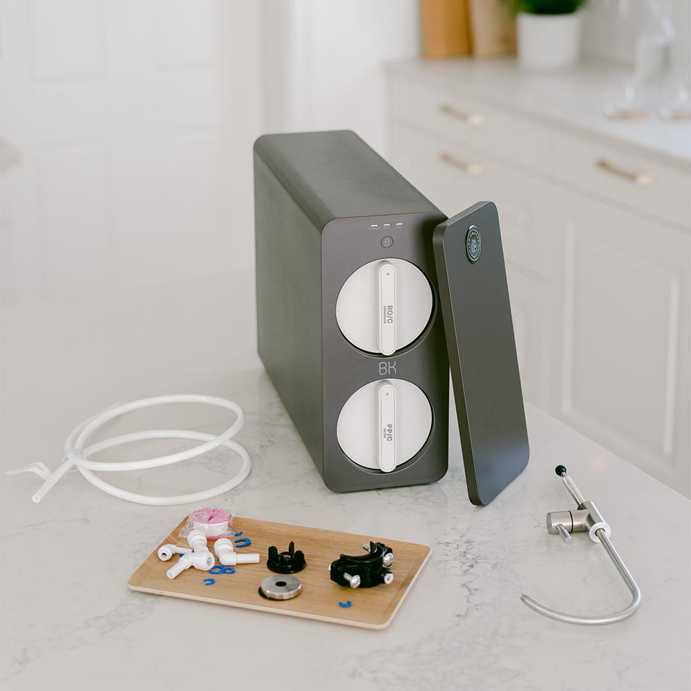 Luuvo Umkehrosmose Wasserfilter von INDIEWATER | 1000 GPD Direct Flow - Lieferumfang Luuvo Umkehrosmose Wasserfilter von INDIEWATER | 1000 GPD Direct Flow - Lieferumfang