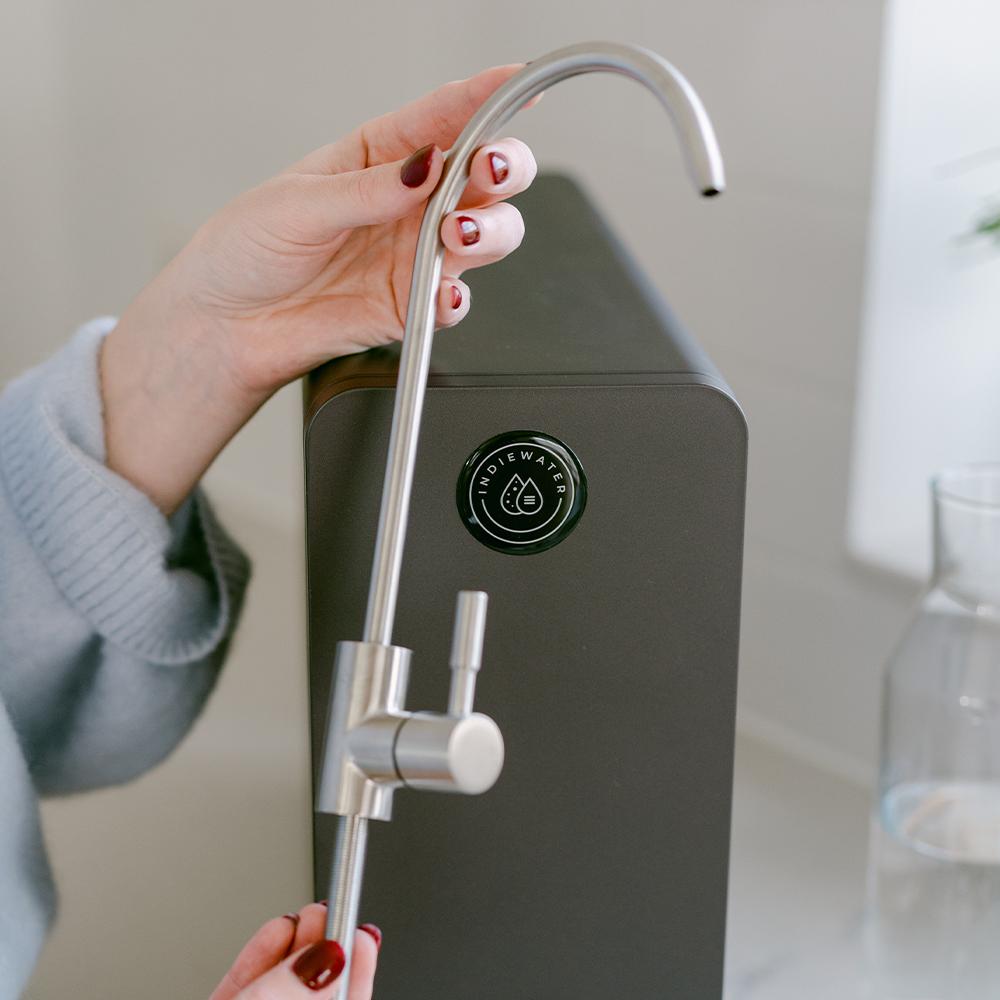 Luuvo von INDIEWATER - Wasserhahn zur Entnahme des gefilterten Wassers Luuvo von INDIEWATER - Wasserhahn zur Entnahme des gefilterten Wassers