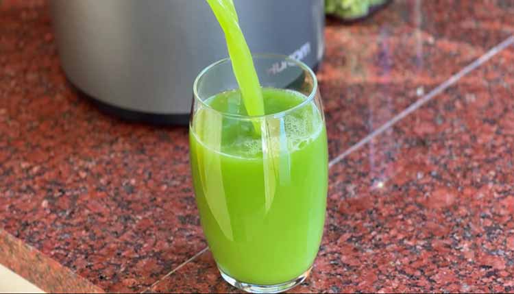 Selleriesaft mit dem H320 Selleriesaft mit dem H320