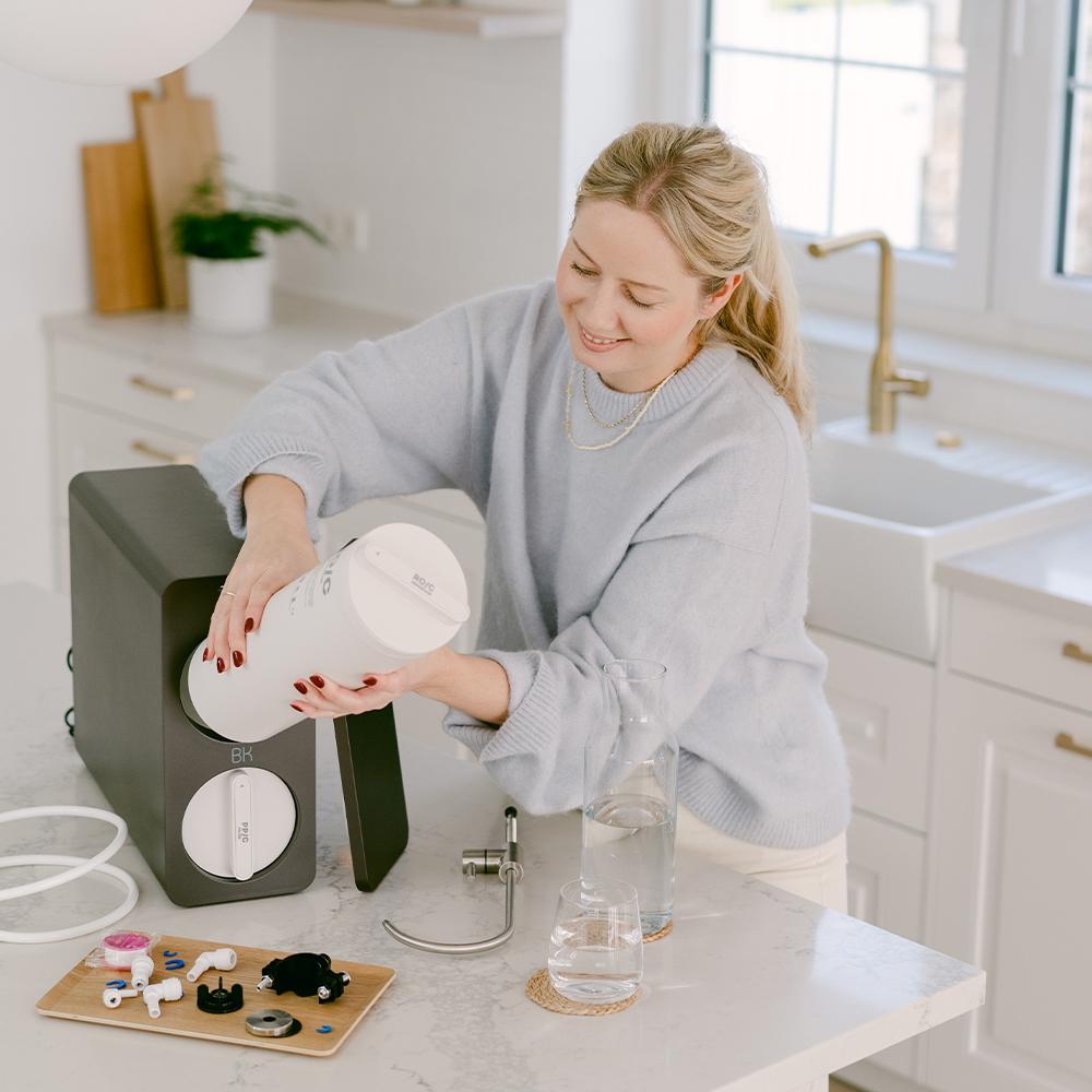 Luuvo von INDIEWATER - einfacher Filterwechsel 1 x im Jahr